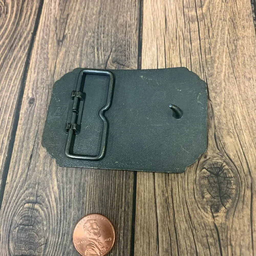 Vintage RJ Raleigh Lights Rodeo 1981 Belt Buckle‎